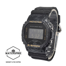 Load image into Gallery viewer, Casio G-Shock DW-5600 Lineup Summer Sea Motif Black Resin Band With Ocean Wave Pattern Watch DW5600WS-1D DW-5600WS-1D DW-5600WS-1

