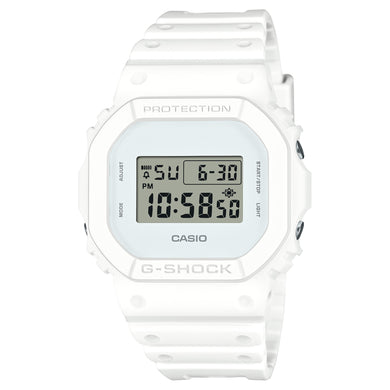 Casio G-Shock DW-5600 Lineup White-On-White Series Bio-Based White Resin Band Watch DW5600WW-7D DW-5600WW-7D DW-5600WW-7