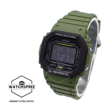 Load image into Gallery viewer, Casio G-Shock DW5600 Special Colour Series Green Resin Band Watch DW5610SU-3D DW-5610SU-3
