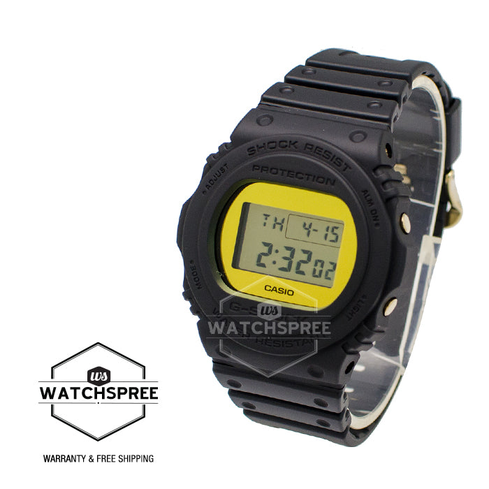 Casio G-Shock Special Color Metallic Mirror Face Black Resin Band Watch DW5700BBMB-1D DW5-700BBMB-1D