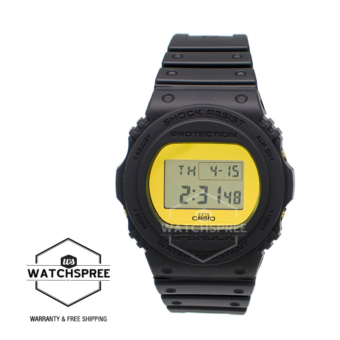 Casio G-Shock Special Color Metallic Mirror Face Black Resin Band Watch DW5700BBMB-1D DW5-700BBMB-1D