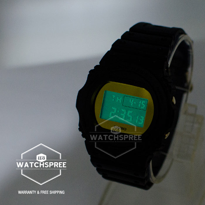 Casio G-Shock Special Color Metallic Mirror Face Black Resin Band Watch DW5700BBMB-1D DW5-700BBMB-1D