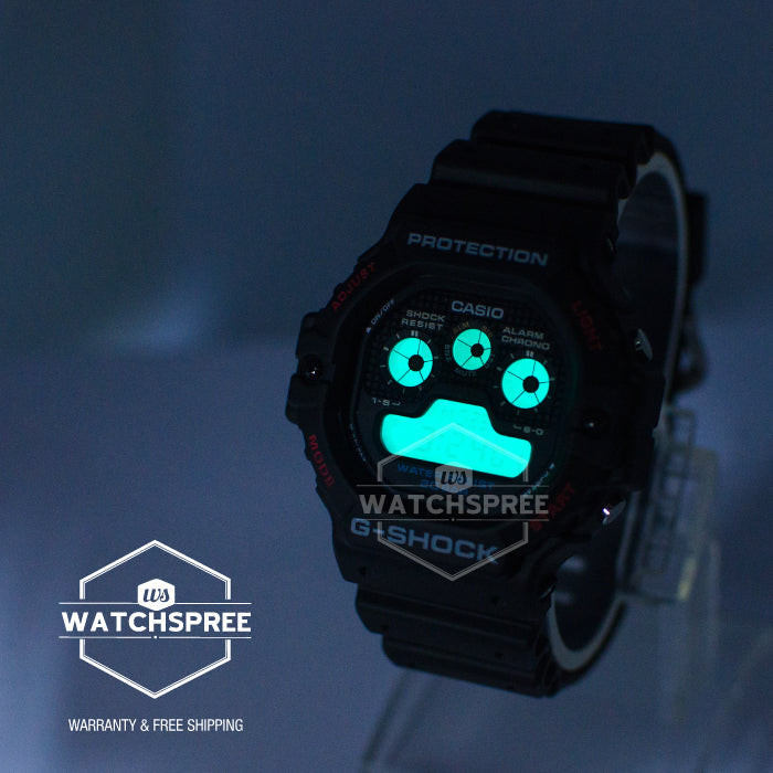 Casio G-Shock 35 years DW5900 Series Black Resin Band Watch DW5900-1D DW-5900-1D DW-5900-1