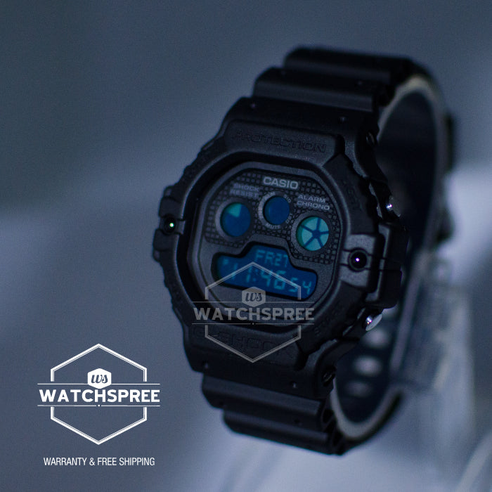 Casio G-Shock Special Color Models Neoclassic Matte Black Resin Band Watch DW5900BB-1D DW-5900BB-1D DW-5900BB-1