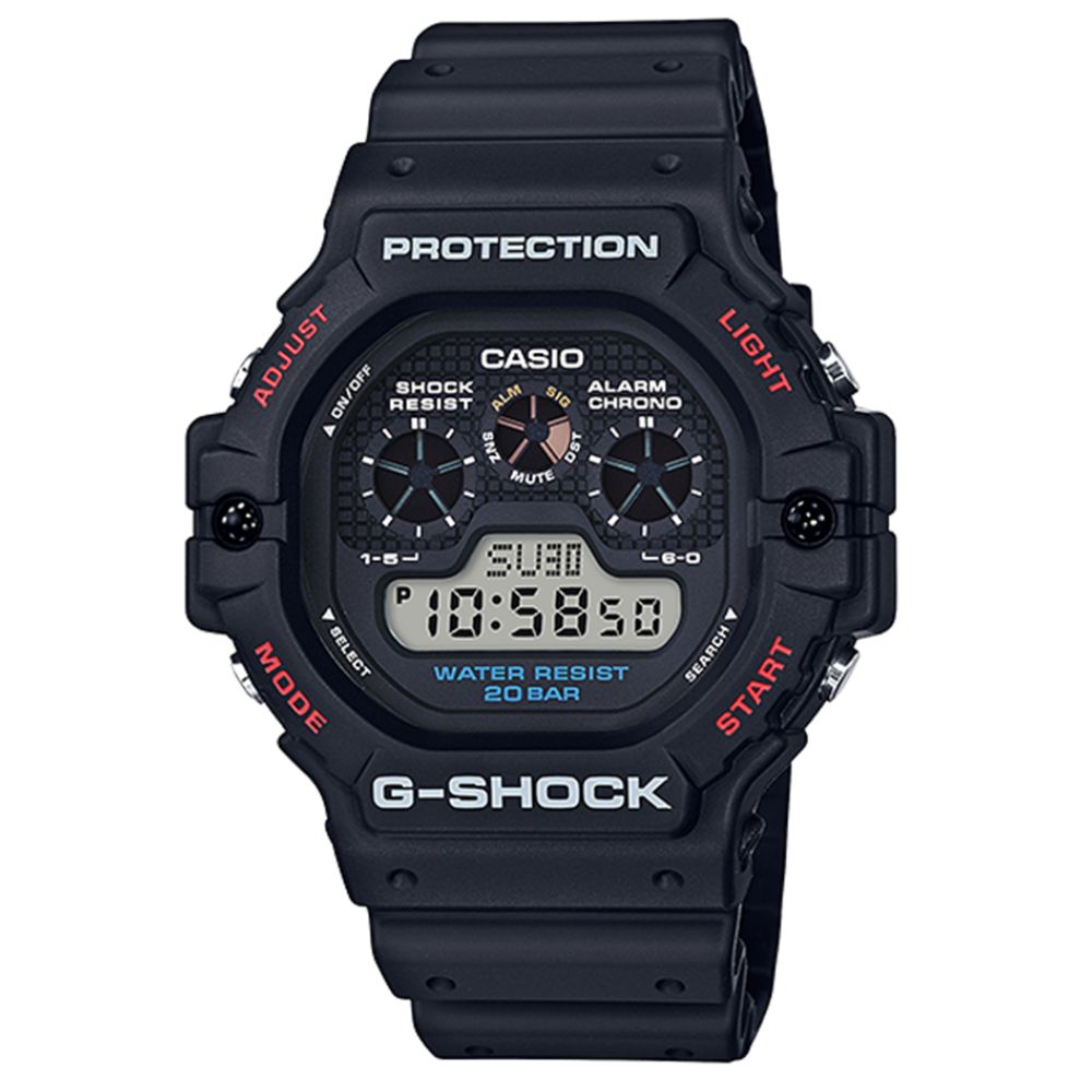 Casio G-Shock DW-5900 Lineup Matte Black Resin Band Watch DW5900U-1D DW-5900U-1D DW-5900U-1