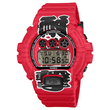 Casio G-Shock (Japan Made) DW-6900 Lineup AKA-CHOCHIN Model Bio-Based Red Resin Band Watch DW6900AKA-4D DW-6900AKA-4D DW-6900AKA-4
