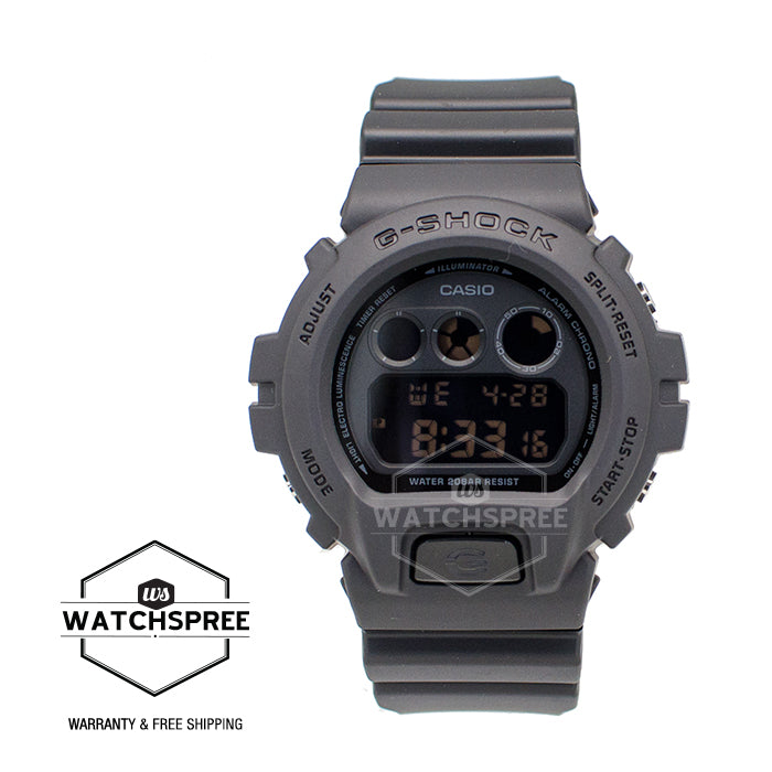 Casio G-Shock Special Color Model Black Resin Band Watch DW6900LU-1D DW-6900LU-1D