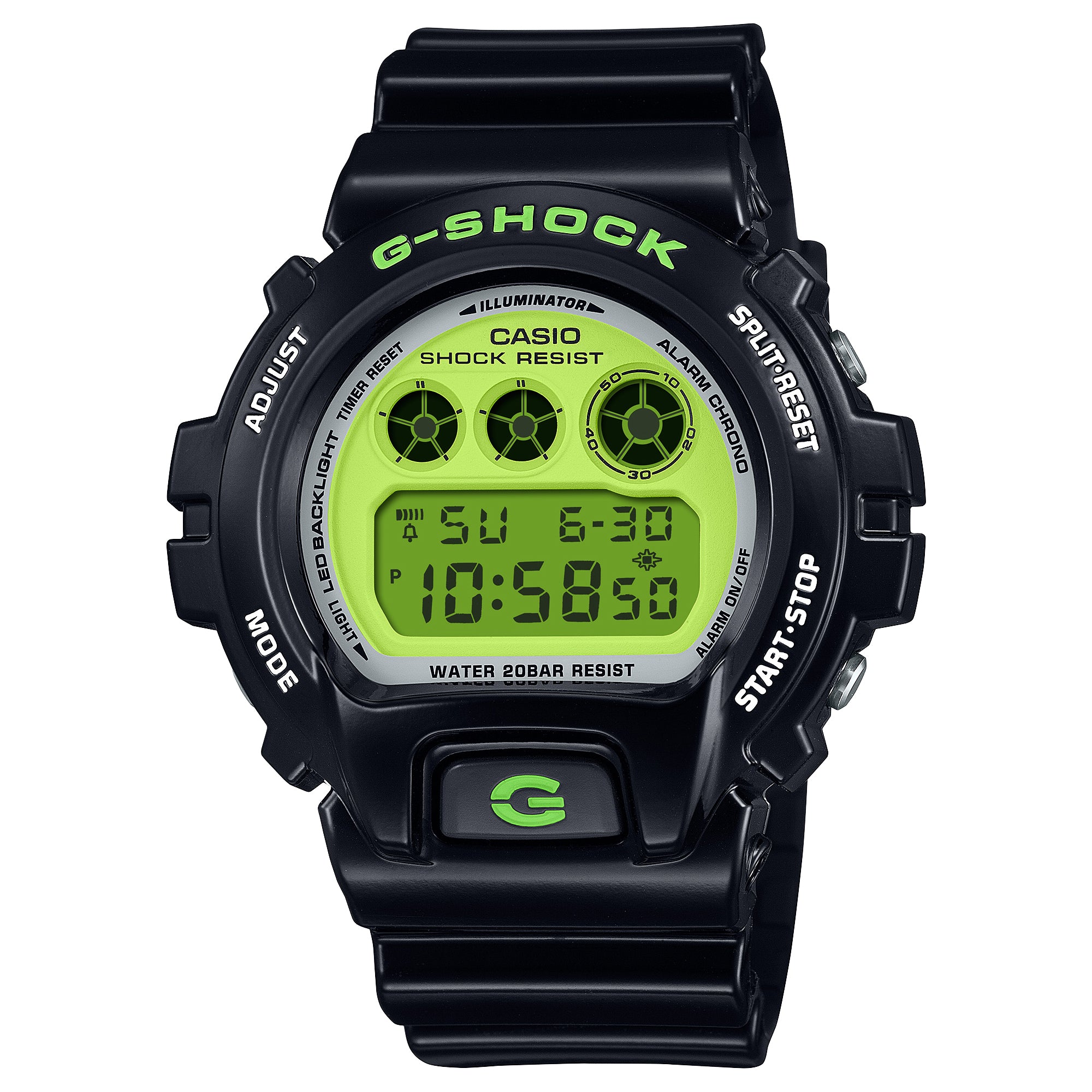 Casio G-Shock DW-6900 Lineup Crazy Colours Revival Series Bio-Based Watch DW6900RCS-1D DW-6900RCS-1D DW-6900RCS-1