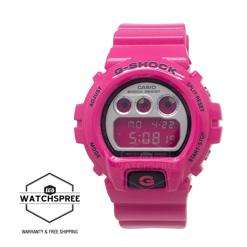 Casio G-Shock DW-6900 Lineup Crazy Colours Revival Series Bio-Based Watch DW6900RCS-4D DW-6900RCS-4 DW-6900RCS-4