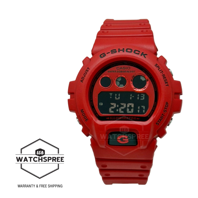 Casio G-Shock DW-5600 Lineup Iconic Red Series Bio-Based Red Resin Band Watch DW5600RRB-4D DW-5600RRB-4D DW-5600RRB-4 [S]