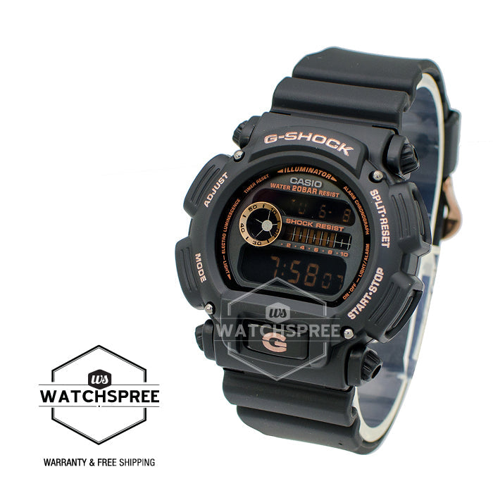Casio G-Shock Special Color Models Black Resin Band Watch DW9052GBX-1A4 DW-9052GBX-1A4