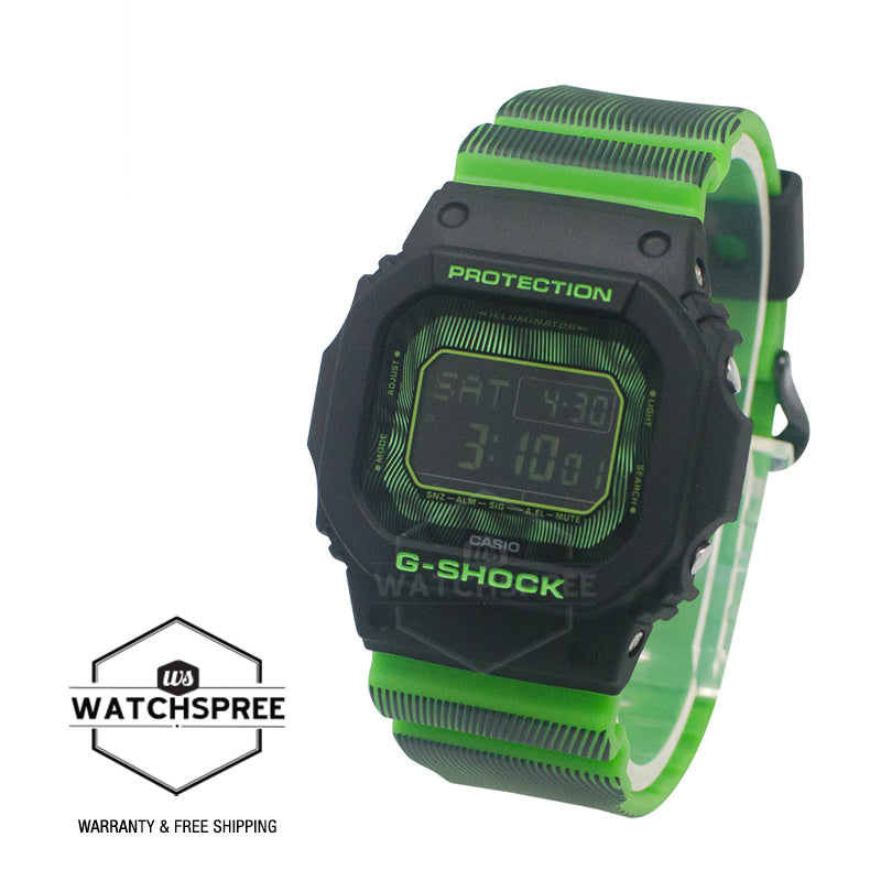 Casio G-Shock DW-D5600 Lineup Time Distortion Series Watch DWD5600TD-3D DW-D5600TD-3D DW-D5600TD-3