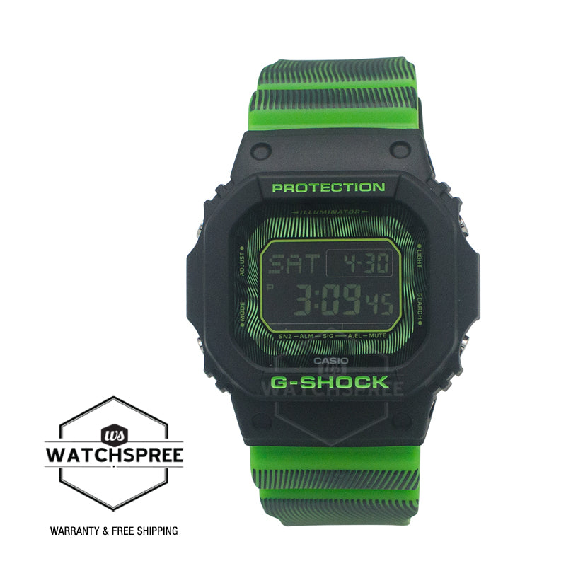 Casio G-Shock DW-D5600 Lineup Time Distortion Series Watch DWD5600TD-3D DW-D5600TD-3D DW-D5600TD-3