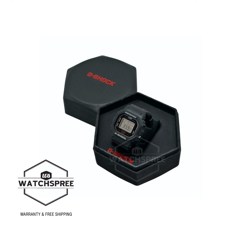 Casio G-Shock nano DWN-5600 Lineup Bio-Based Black Resin Band Watch DWN5600-1D DWN-5600-1D DWN-5600-1