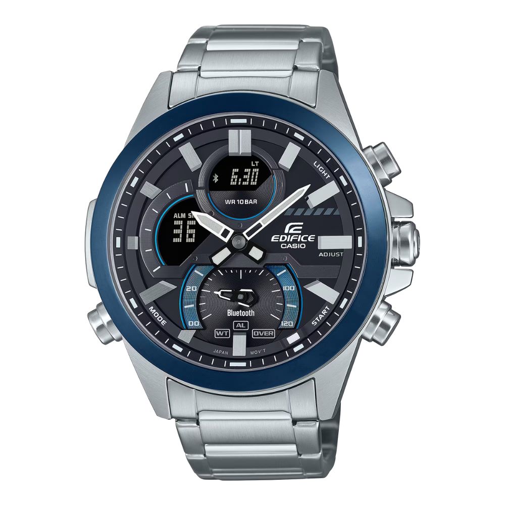 Casio Edifice ECB-30 Lineup Bluetooth Stainless Steel Band Watch ECB30DB-1A ECB-30DB-1A