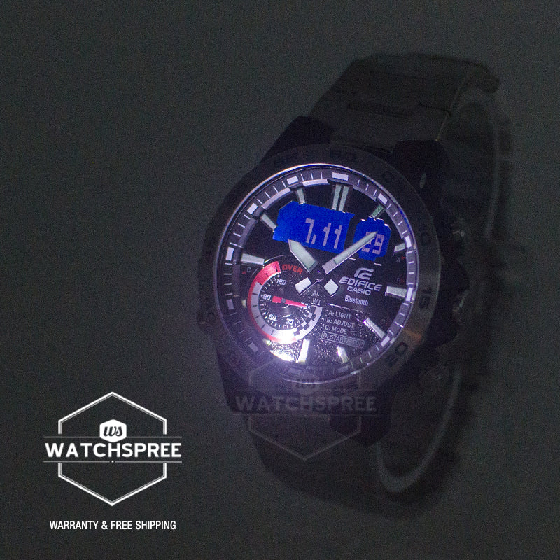 Casio Edifice SOSPENSIONE ECB-40 Lineup Bluetooth¨ Stainless Steel Band ...
