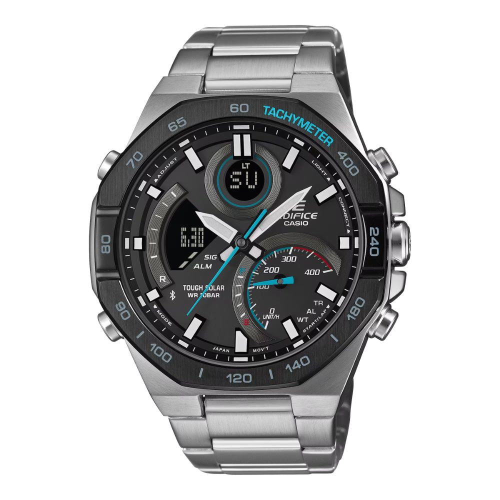 Casio Edifice ECB-950 Lineup Bluetooth Stainless Steel Band Watch ECB950DB-1A ECB-950DB-1A