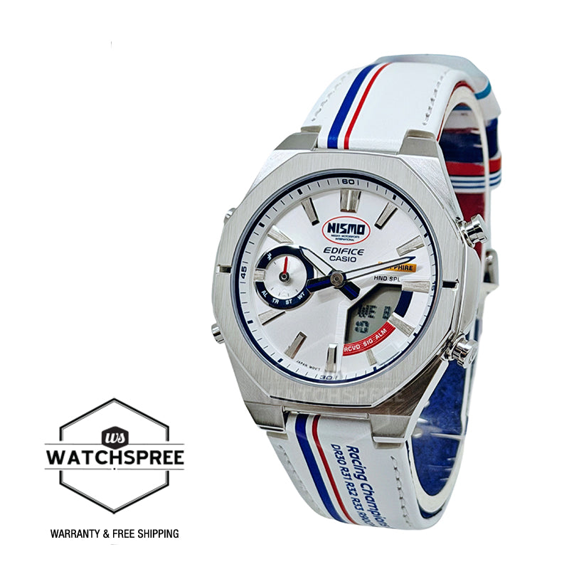 Casio Edifice NISMO Heritage Edition Bluetooth Tricolour Genuine Leather / Leather Strap Watch ECBS10NIS-7A ECB-S10NIS-7A