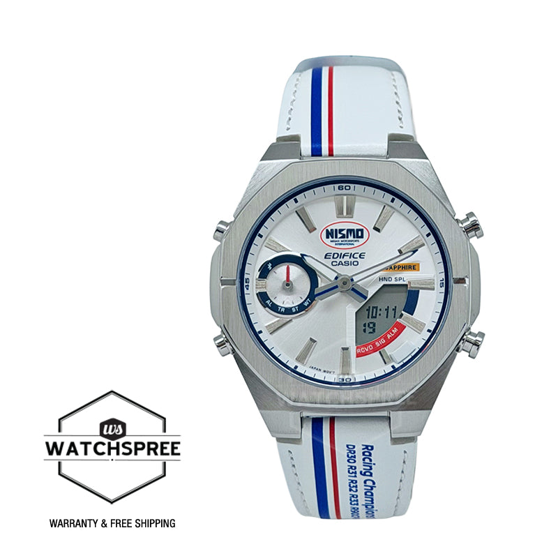 Casio Edifice NISMO Heritage Edition Bluetooth Tricolour Genuine Leather / Leather Strap Watch ECBS10NIS-7A ECB-S10NIS-7A