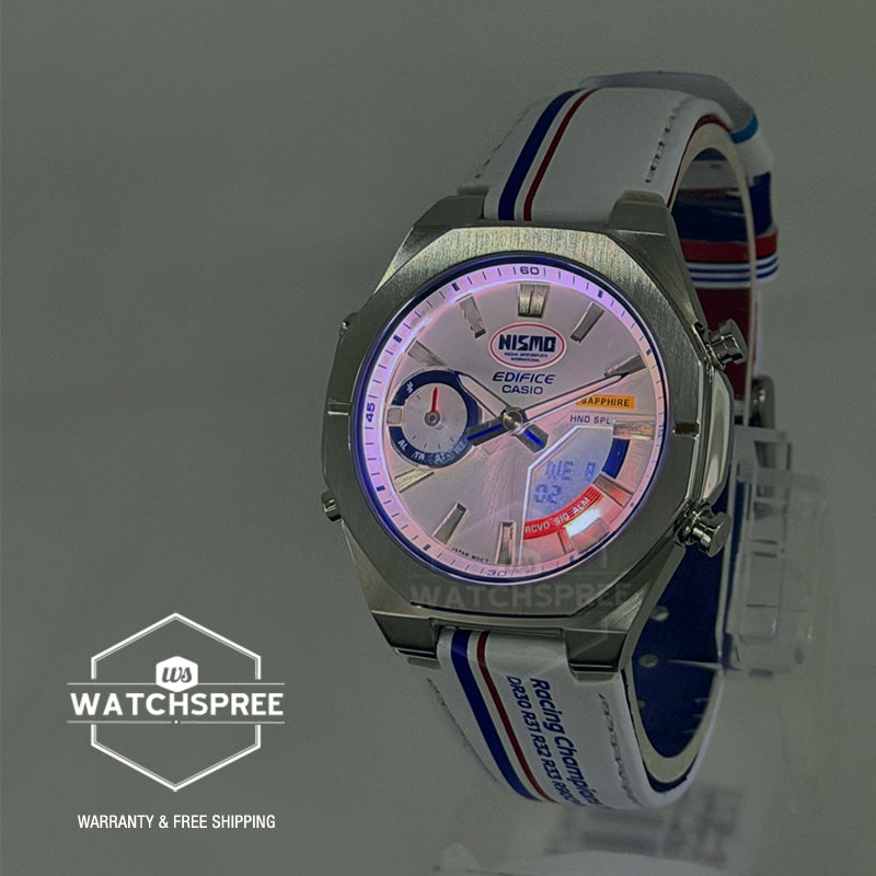Casio Edifice NISMO Heritage Edition Bluetooth Tricolour Genuine Leather / Leather Strap Watch ECBS10NIS-7A ECB-S10NIS-7A