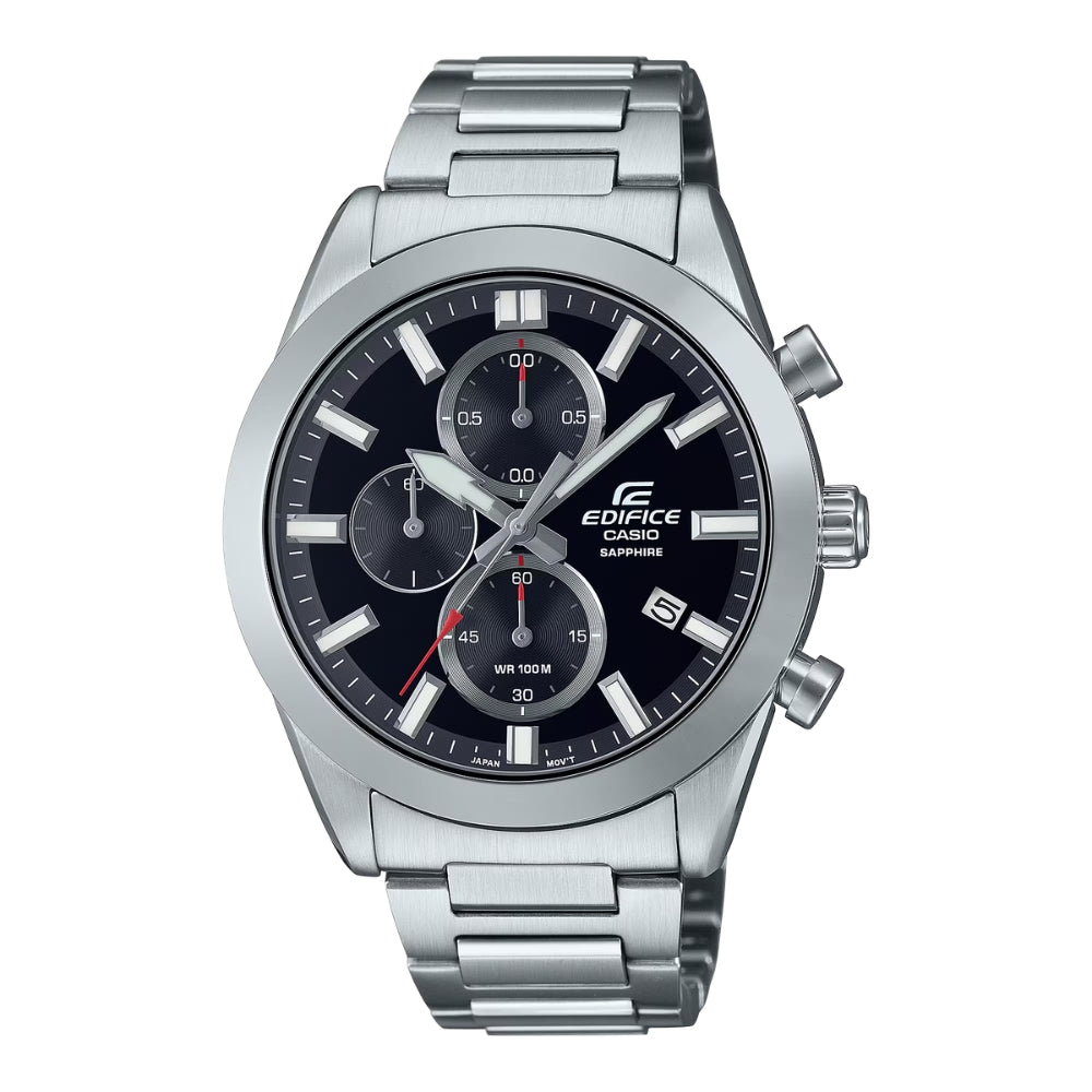 Casio Edifice EFB-710 Lineup Chronograph Stainless Steel Band Watch EFB710D-1A EFB-710D-1A