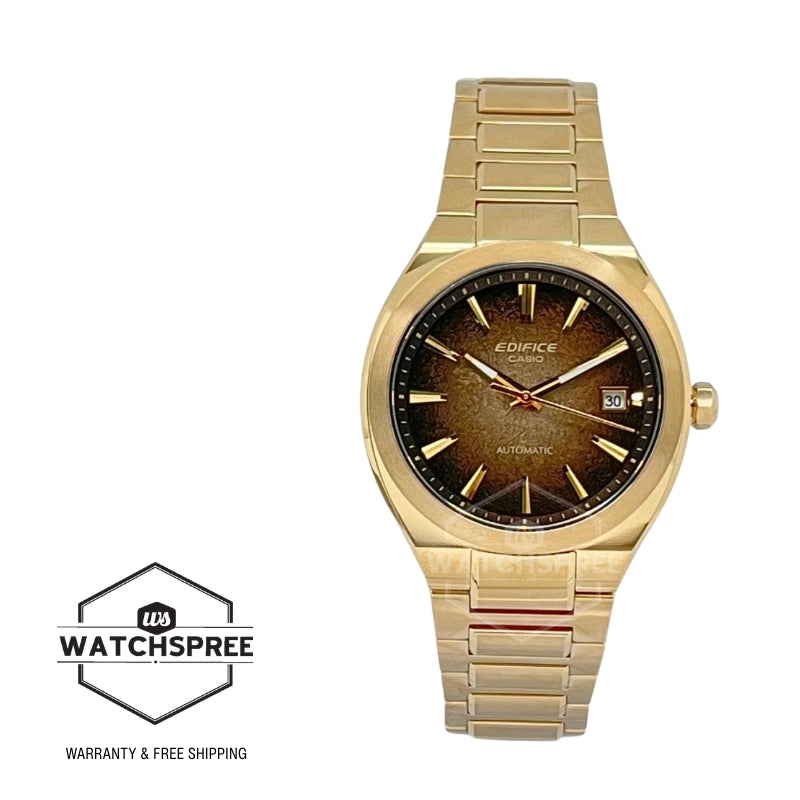 Casio Edifice Automatic EFK-200 Lineup Gold Ion Plated Stainless Steel Band Watch EFK200DG-5A EFK-200DG-5A