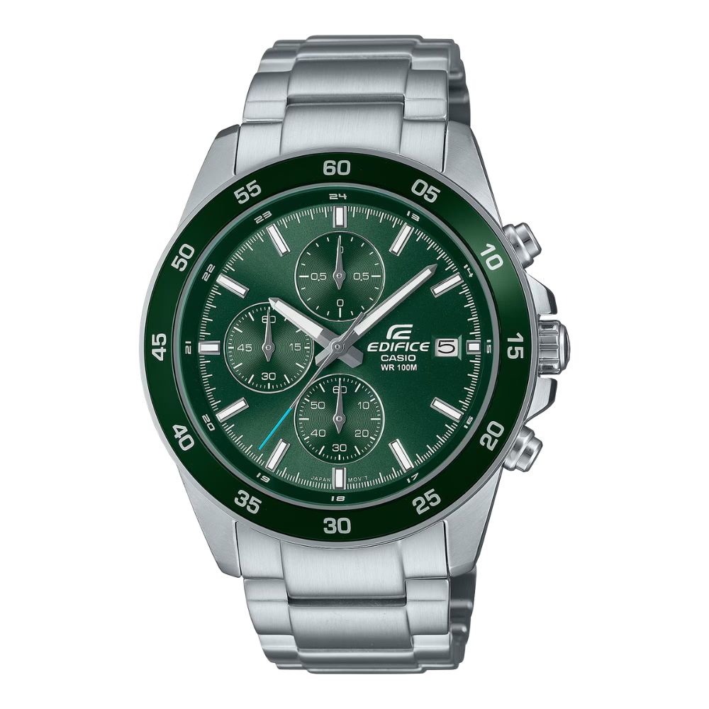 Casio Edifice EFR-526 Lineup Chronograph Stainless Steel Band Watch EFR526D-3A EFR-526D-3A