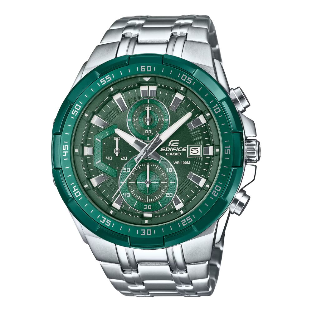Casio Edifice EFR-539 Lineup Chronograph Stainless Steel Band Watch EFR539DE-3A EFR-539DE-3A