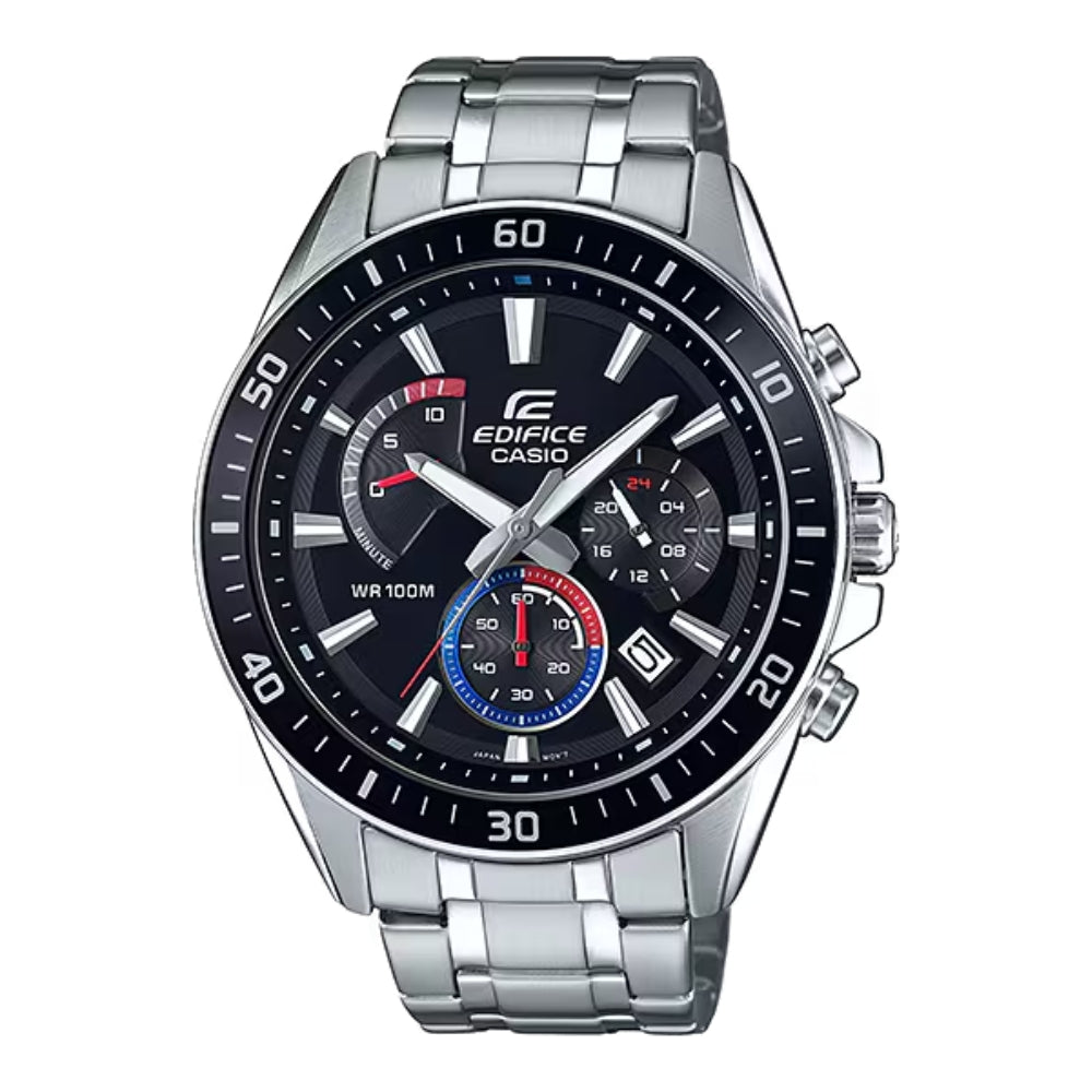 Casio Edifice EFR-552 Lineup Chronograph Stainless Steel Band Watch EFR552D-1A3 EFR-552D-1A3