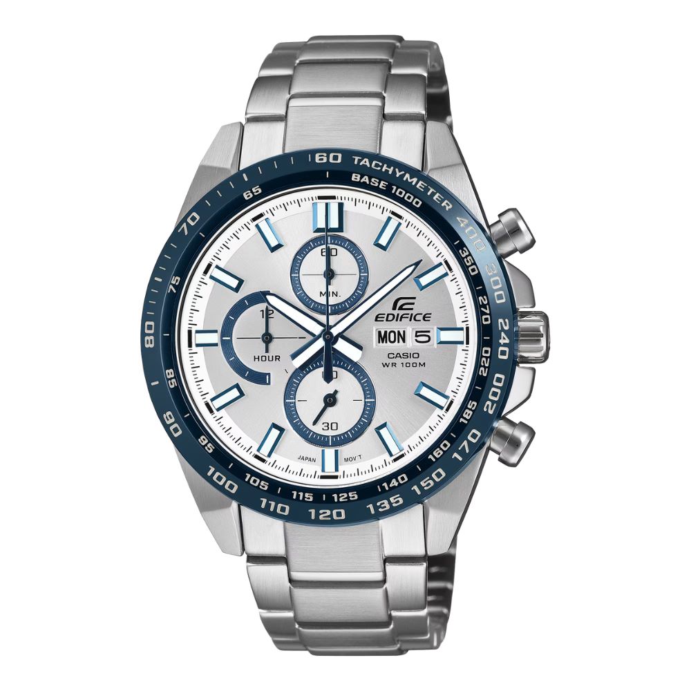 Casio Edifice EFR-574 Lineup Chronograph Stainless Steel Band Watch EFR574DE-7A EFR-574DE-7A