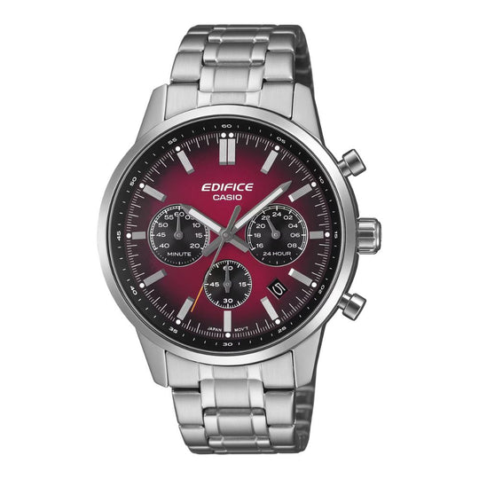 Casio Edifice EFR-575 Lineup Chronograph Stainless Steel Band Watch EFR575D-4A EFR-575D-4A