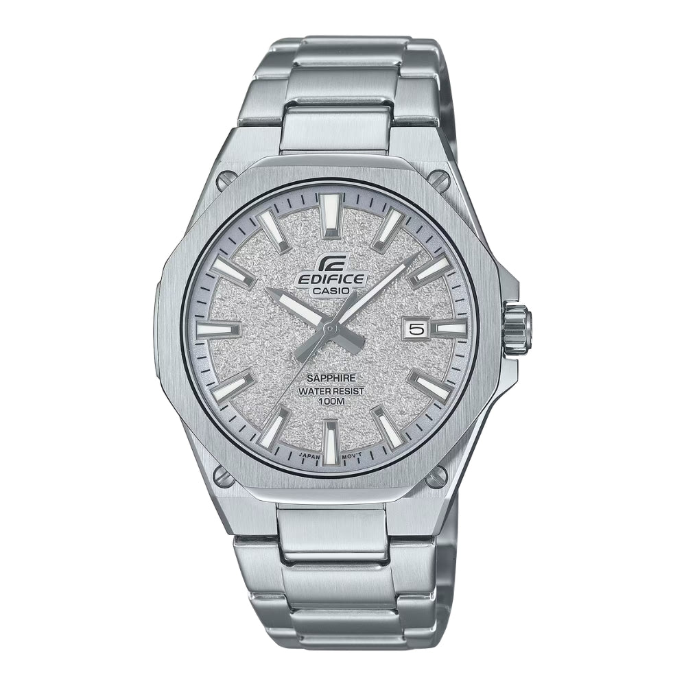 Casio Edifice EFR-S108 Lineup Slim Series Analog Stainless Steel Band Watch EFRS108DE-8A EFR-S108DE-8A