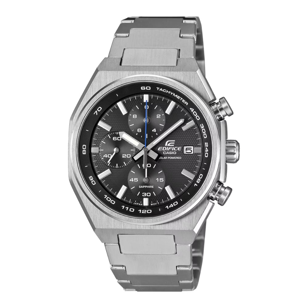 Casio Edifice EFS-S660 Lineup Solar Chronograph Stainless Steel Band Watch EFSS660D-1A EFS-S660D-1A