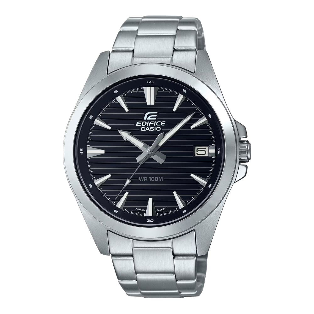 Casio Edifice EFV-140 Lineup Stainless Steel Band Watch EFV140D-1A EFV-140D-1A