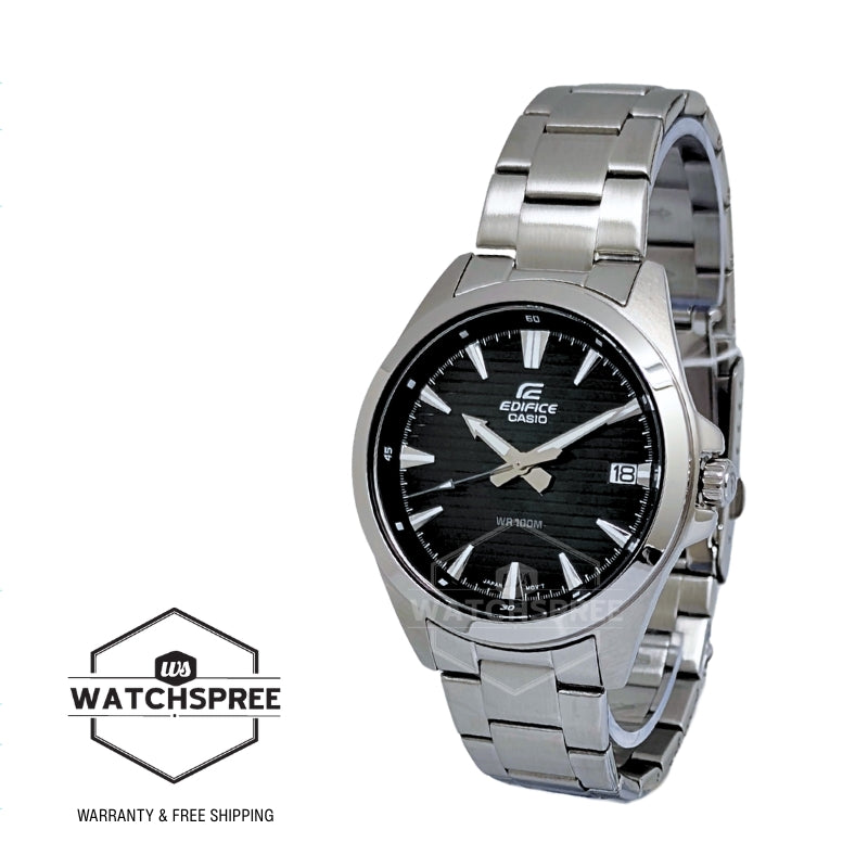 Casio Edifice EFV-140 Lineup Stainless Steel Band Watch EFV140D-1A EFV-140D-1A