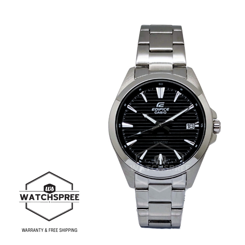 Casio Edifice EFV-140 Lineup Stainless Steel Band Watch EFV140D-1A EFV-140D-1A