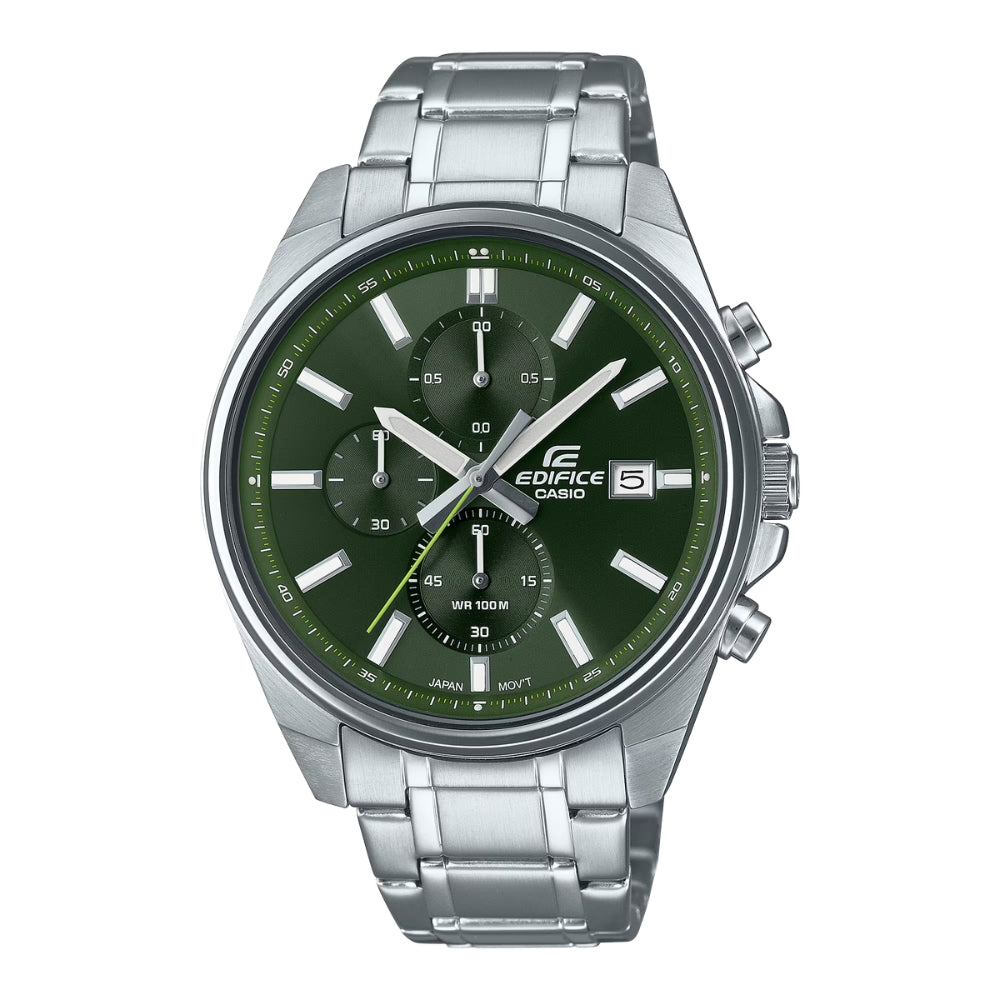 Casio Edifice EFV-610 Lineup Chronograph Stainless Steel Band Watch EFV610D-3C EFV-610D-3C