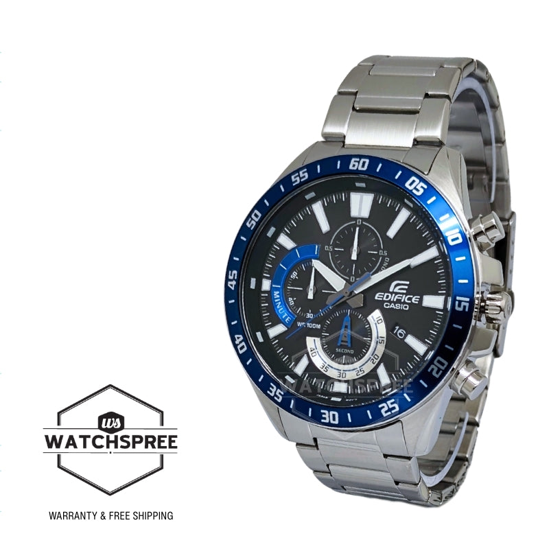 Casio Edifice EFV-620 Lineup Chronograph Stainless Steel Band Watch EFV620D-1A2 EFV-620D-1A2