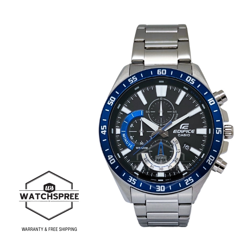 Casio Edifice EFV-620 Lineup Chronograph Stainless Steel Band Watch EFV620D-1A2 EFV-620D-1A2