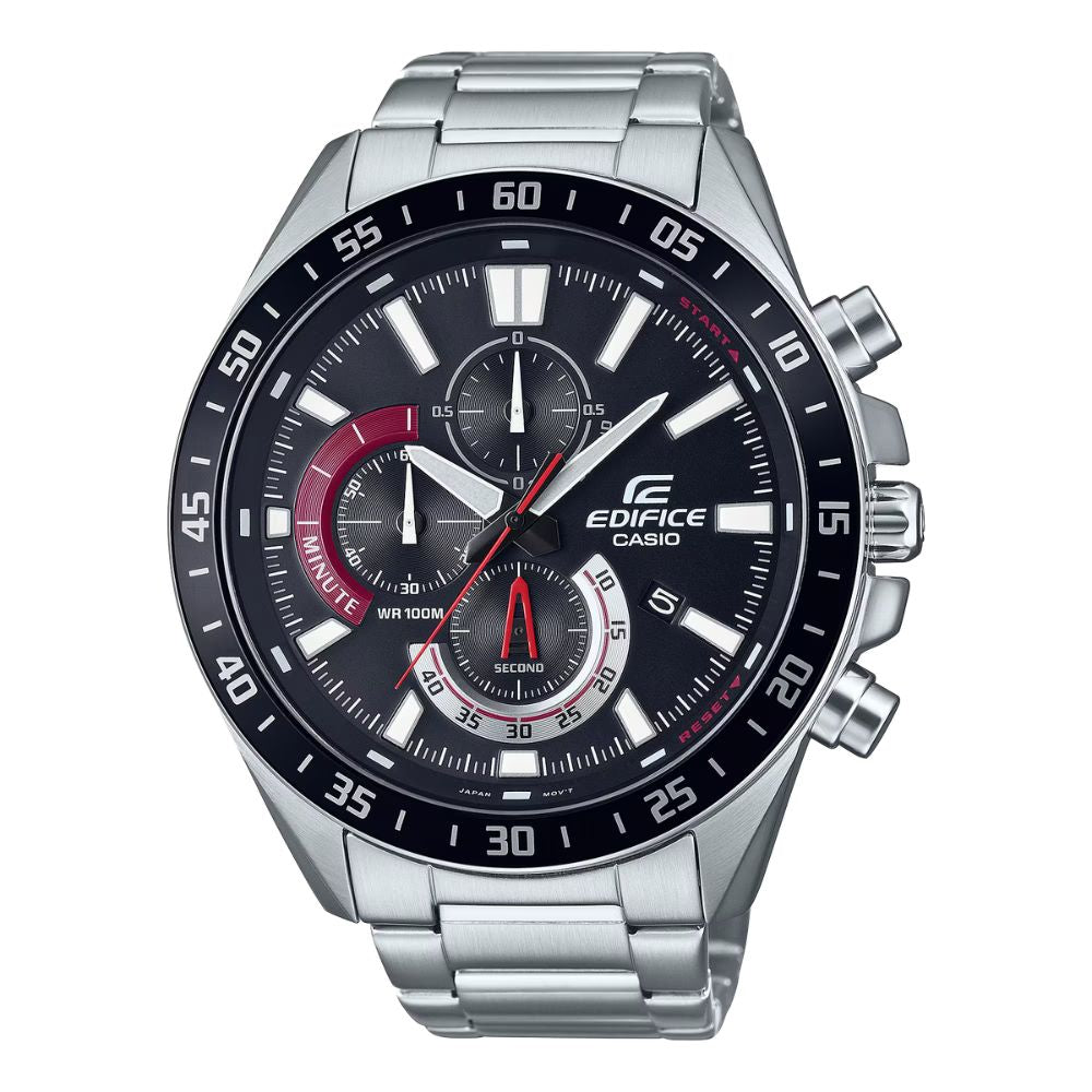 Casio Edifice EFV-620 Lineup Chronograph Stainless Steel Band Watch EFV620D-1A4 EFV-620D-1A4