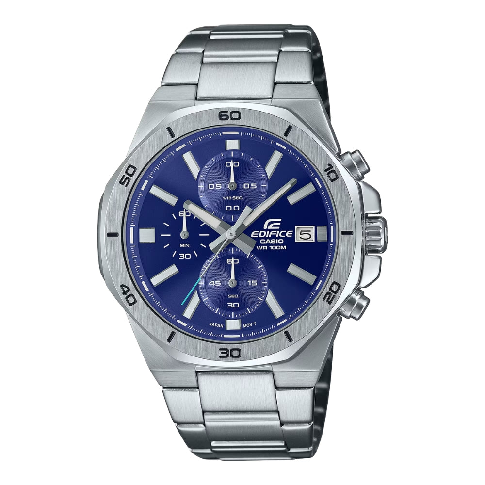 Casio Edifice EFV-640 Lineup Chronograph Stainless Steel Band Watch EFV640D-2A EFV-640D-2A
