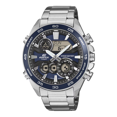 Casio Edifice ERA-130 Lineup Analog-Digital Stainless Steel Band Watch ERA130D-2A ERA-130D-2A