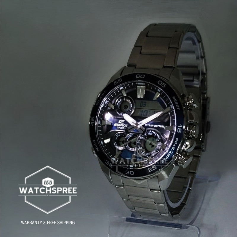 Casio Edifice ERA-130 Lineup Analog-Digital Stainless Steel Band Watch ERA130D-2A ERA-130D-2A