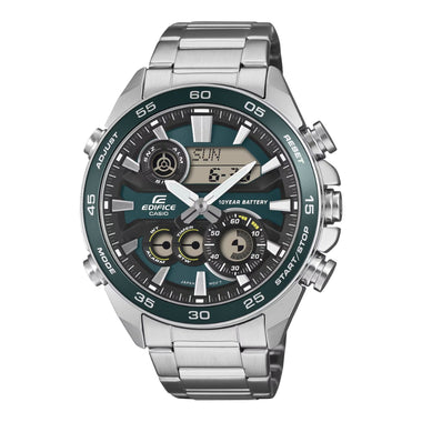 Casio Edifice ERA-130 Lineup Analog-Digital Stainless Steel Band Watch ERA130D-3A ERA-130D-3A