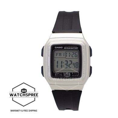 Casio Standard Digital Black Resin Band Watch F201WAM-7A F-201WAM-7A