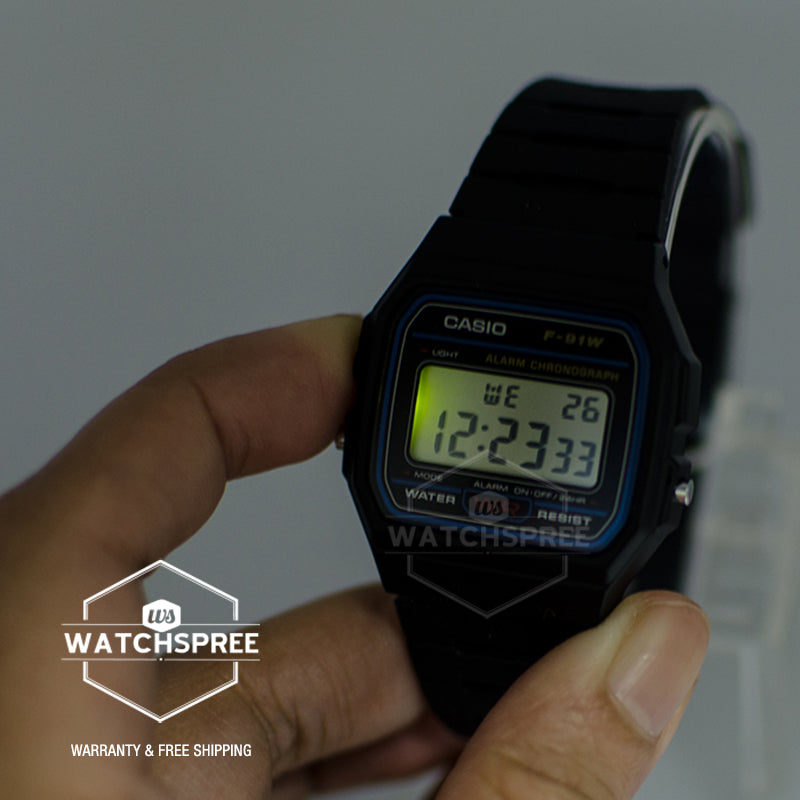 Casio Sports Watch F91W-1D