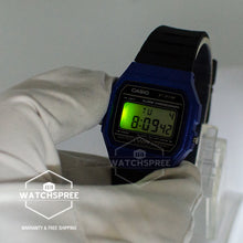 Load image into Gallery viewer, Casio Standard Digital Black Resin Band Watch F91WM-2A F-91WM-2A
