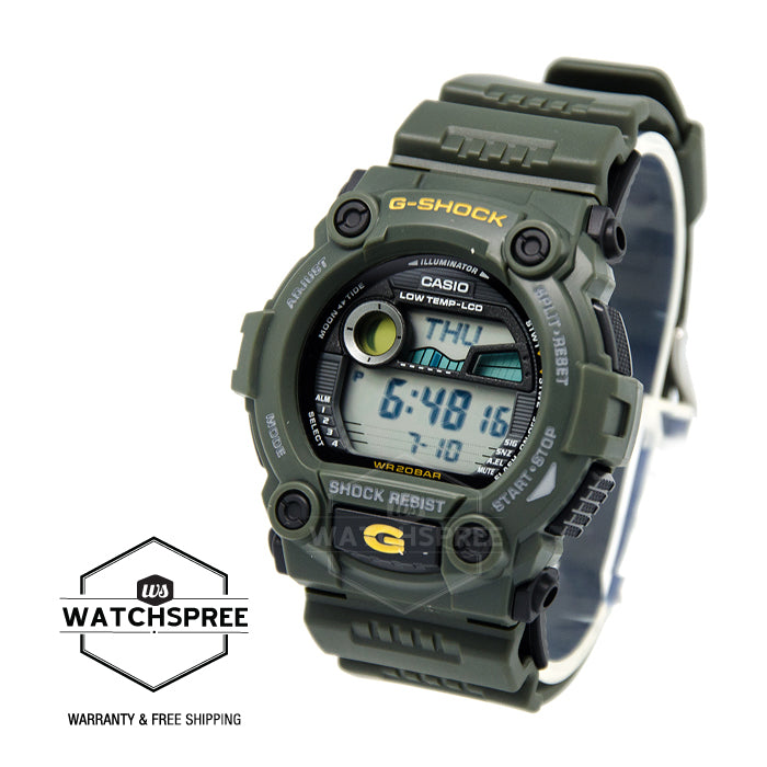 Casio G-Shock Standard Digital Green Resin Watch G7900-3D G-7900-3D G-7900-3| Watchspree