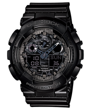 Load image into Gallery viewer, Casio G-Shock Classic Camouflage Series From the Popular XL GA100 Series Black Resin Band GA100CF-1A GA-100CF-1A
