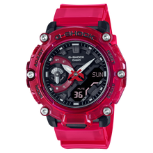 Load image into Gallery viewer, Casio G-Shock Special Colour Model Carbon Core Guard Structure Red Semi-Transparent Resin Band Watch GA2200SKL-4A GA-2200SKL-4A
